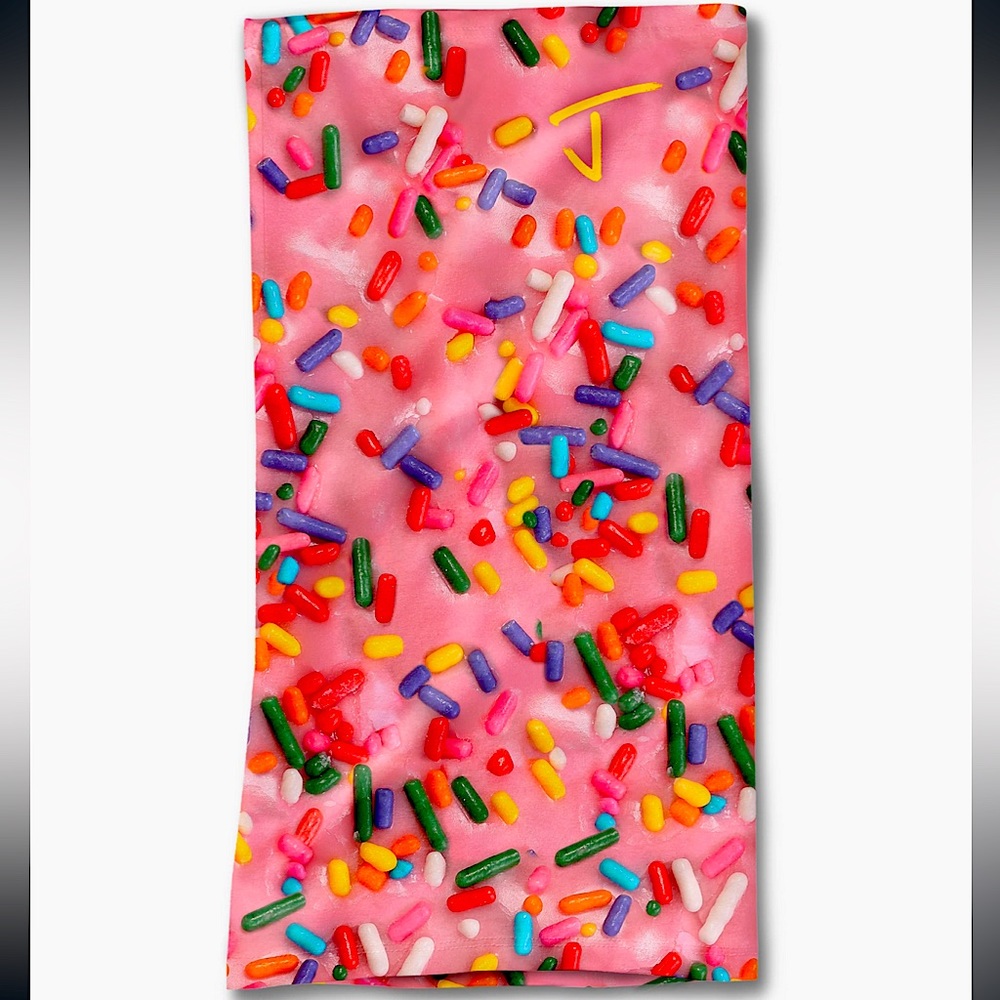 Pink and Multicolored neck tube/warmer from JSkis